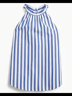 J. Crew Bow Back Halter Top